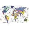 Мапа світу на українській мові різнокольорова 150*98 см