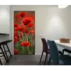 Наклейка на двери декоративная виниловая Цветы 103х210 см (130040369)